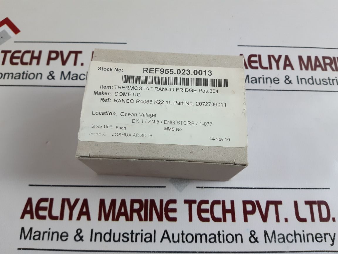 Ranco K22-l1086 Thermostat 10-28-01S