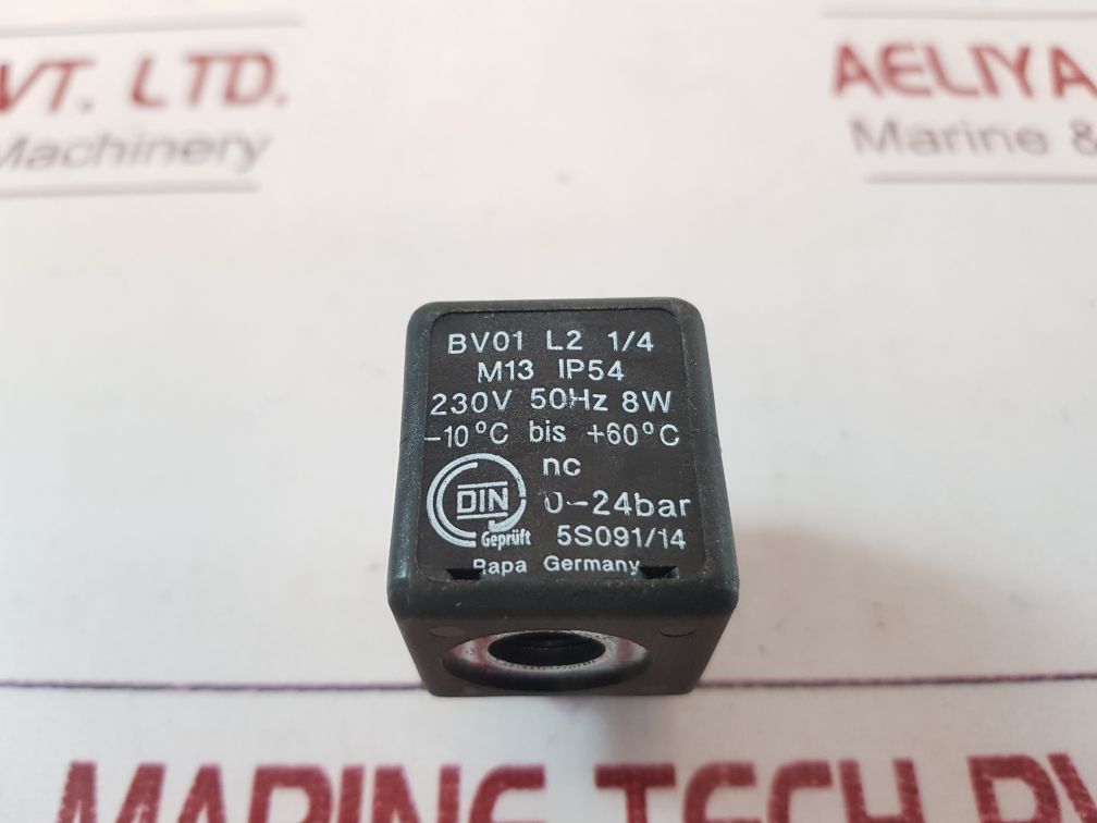 Rapa bv01 l2 1/4 solenoid valve coil