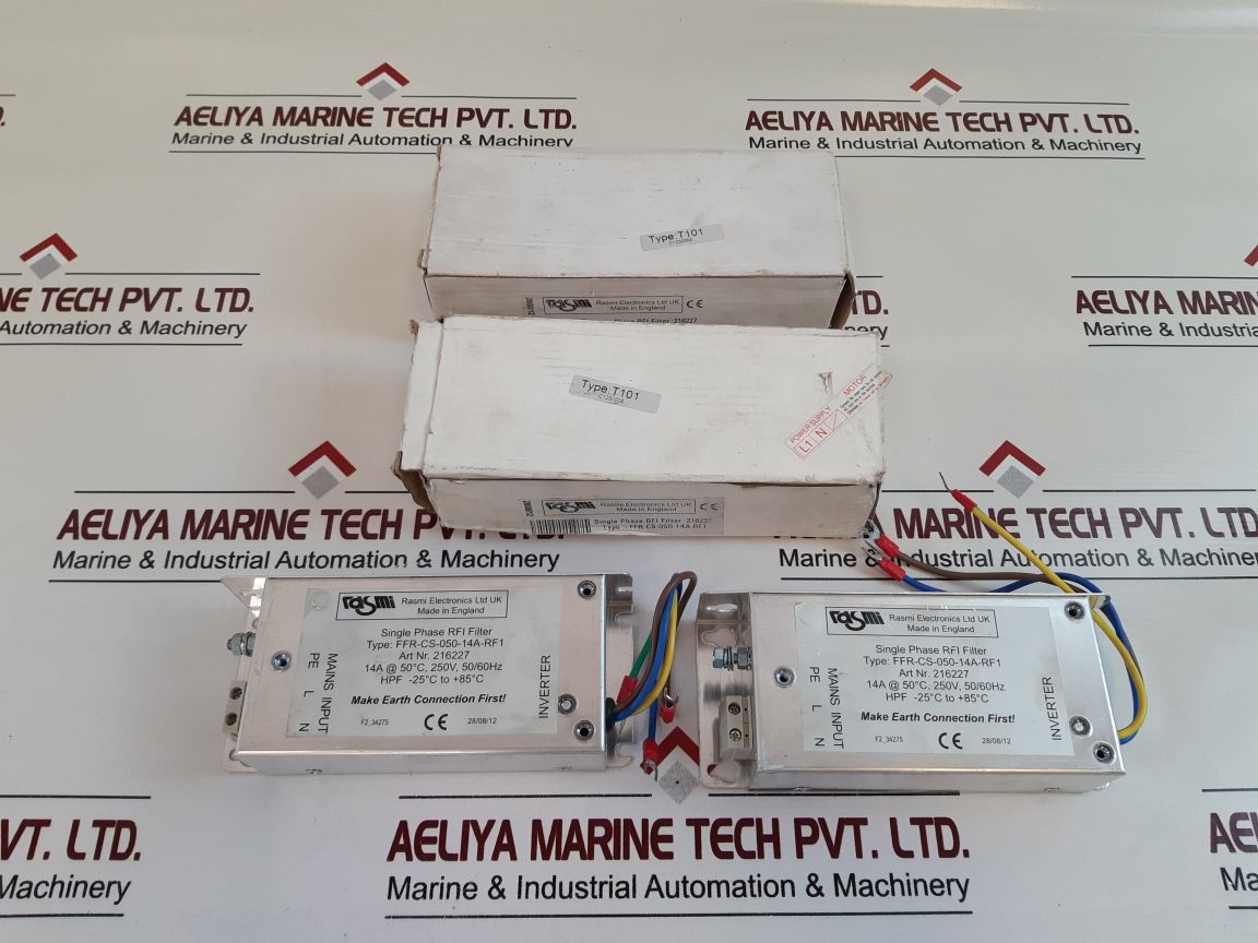 Rasmi Electronics Ffr-cs-050-14A-rf1 Single Phase Rfi Filter
