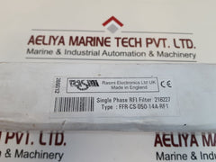 Rasmi Electronics Ffr-cs-050-14A-rf1 Single Phase Rfi Filter
