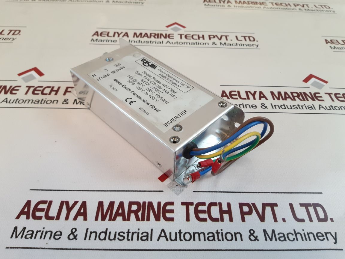 Rasmi Electronics Ffr-cs-050-14A-rf1 Single Phase Rfi Filter
