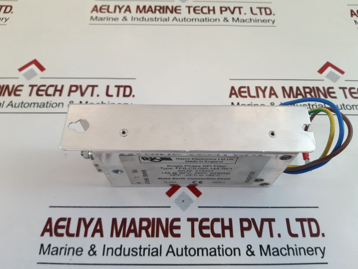 Rasmi Electronics Ffr-cs-050-14A-rf1 Single Phase Rfi Filter
