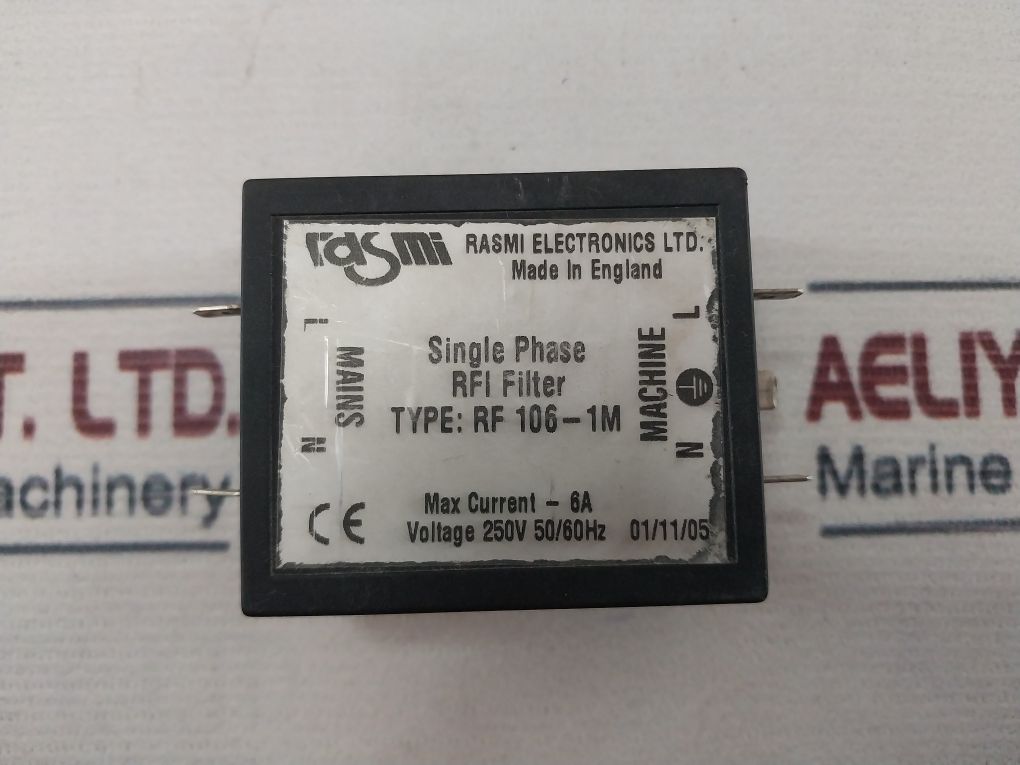 Rasmi Electronics Rf 106-1M Single Phase Rfi Filter