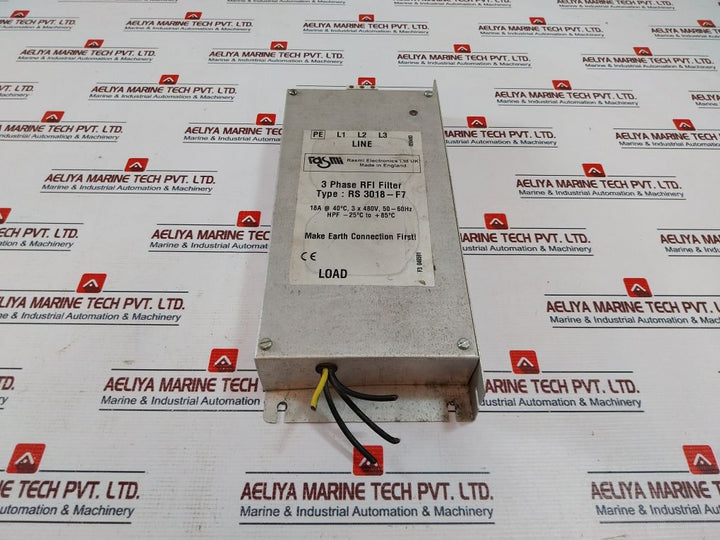 Rasmi Rs 3018-f7 3 Phase Rfi Filter 50-60Hz