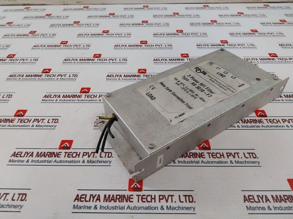 Rasmi Rs 3018-f7 3 Phase Rfi Filter 50-60Hz