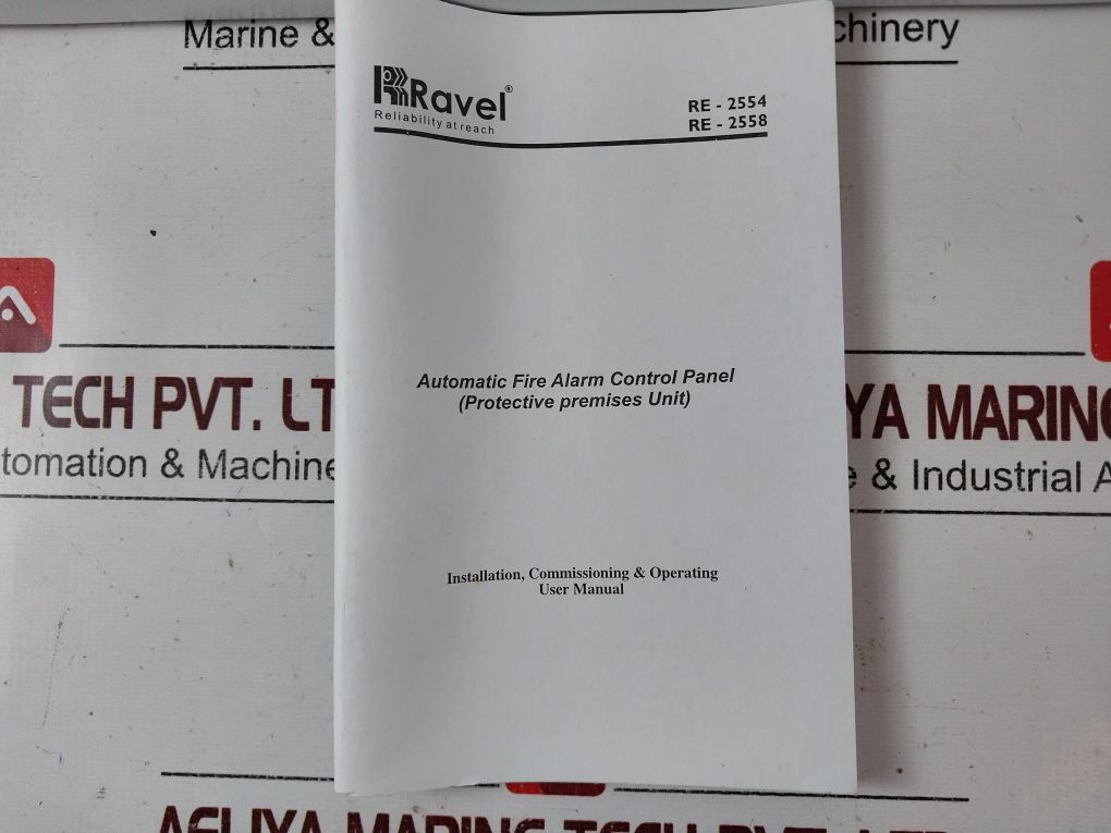 Ravel Electronics Re-2558 Fire Alarm Panel