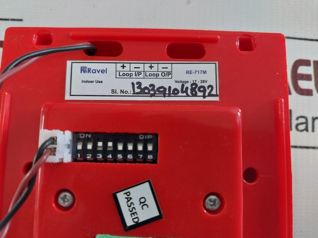 Ravel Electronics Re-717M Addressable Manual Call Point