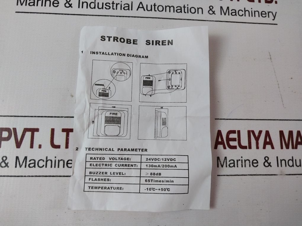 Ravel Re-24Ss Mini Strobe Siren