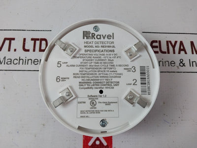 Ravel Re316H-2L Heat Detector Rev.F