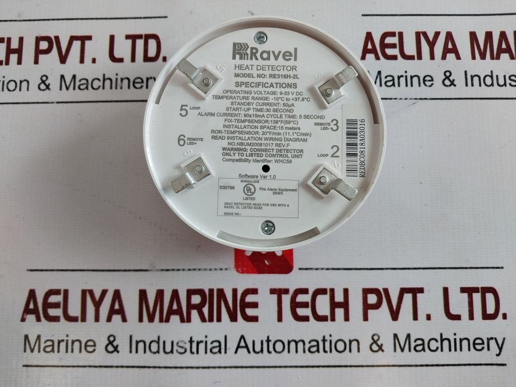 Ravel Re316H-2L Heat Detector