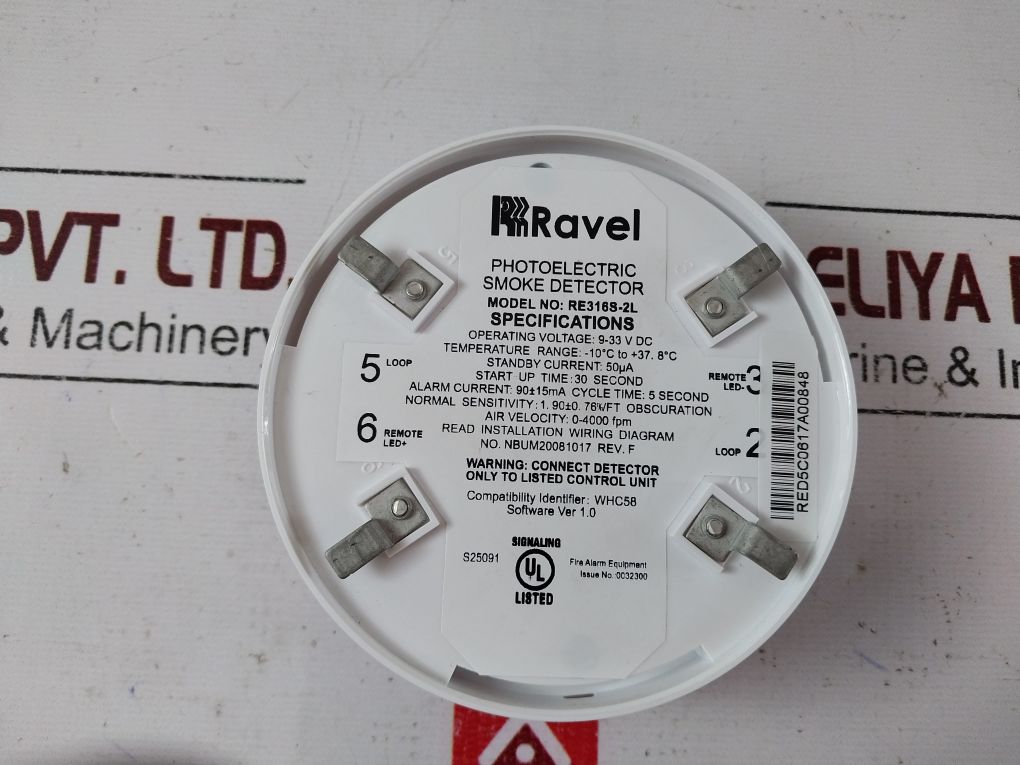 Ravel Re316S-2L Photoelectric Smoke Detector