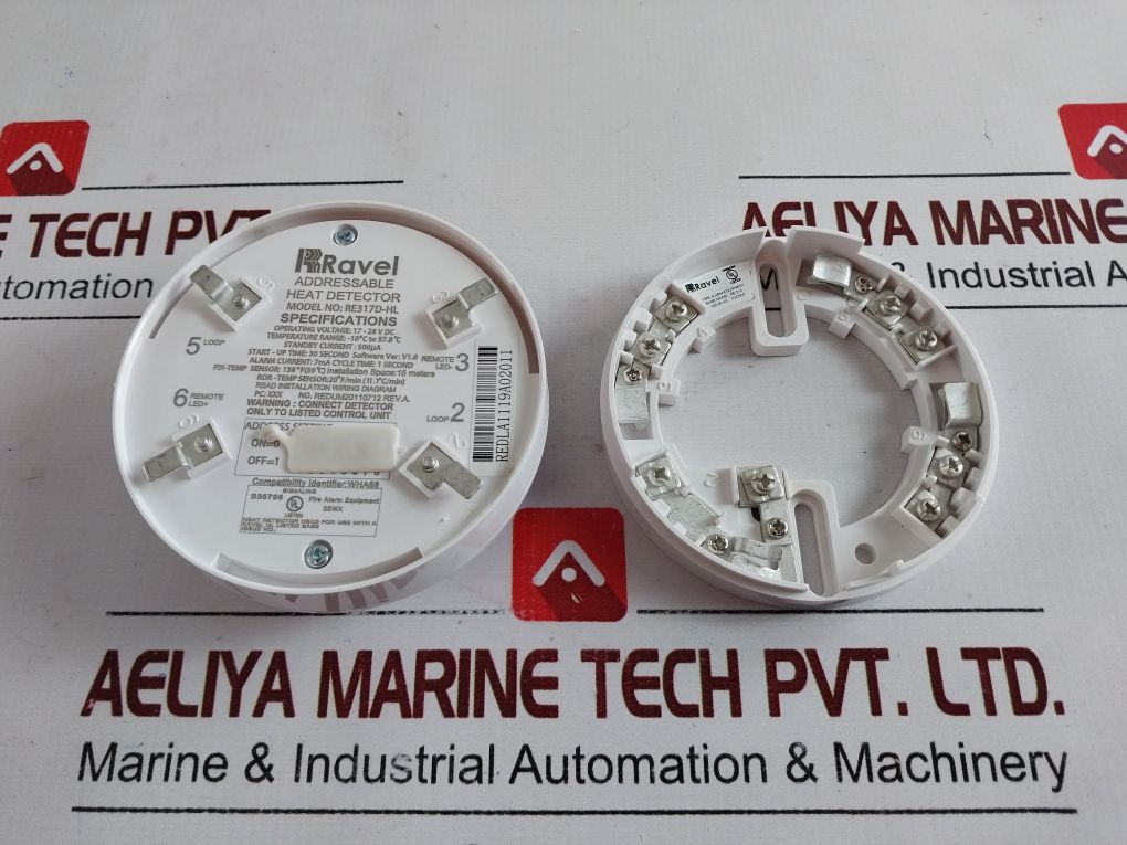 Ravel Re317D-hl Addressable Heat Detector