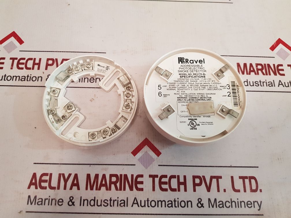 Ravel Re317D-sl Addressable Photoelectric Smoke Detector
