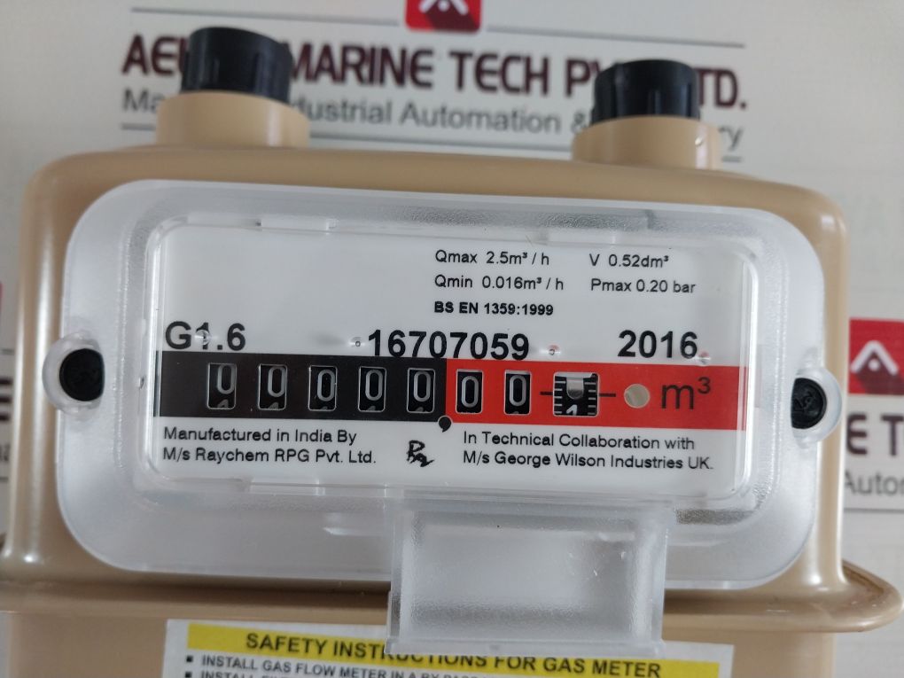 Raychem G1.6 16707059 2016 Gas Flow Meter