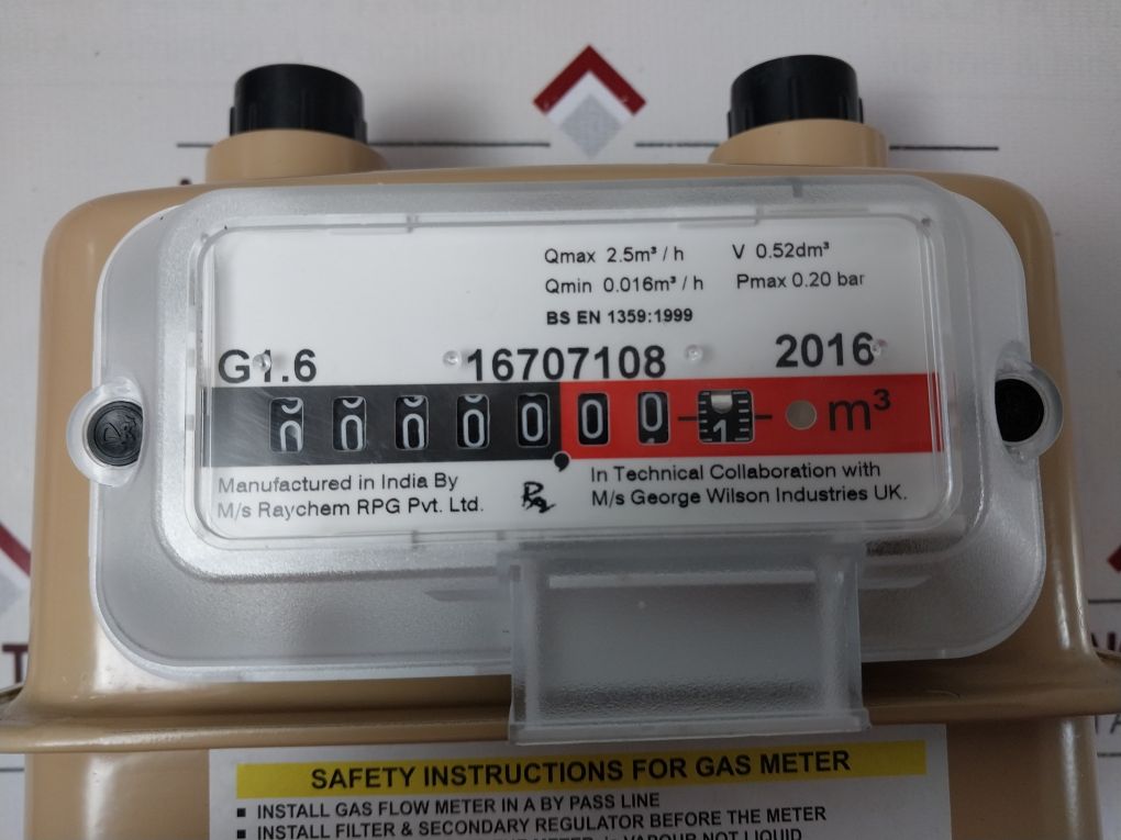 Raychem G1.6 Gas Flow Meter 16707108