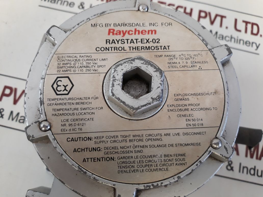 Raychem Raystat-ex-02 Control Thermostat