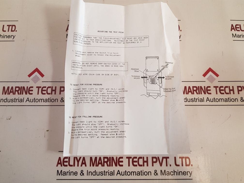 Rayleigh Instruments 1Gb41N1.43 Pressure Switch