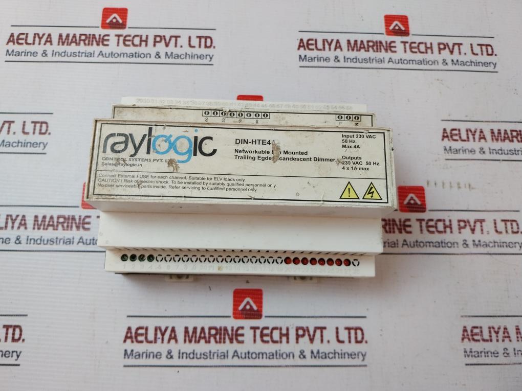 
Raylogic Din-hte41 Trailing Egde Incandescent Dimmer 230V Ac 50 Hz.

