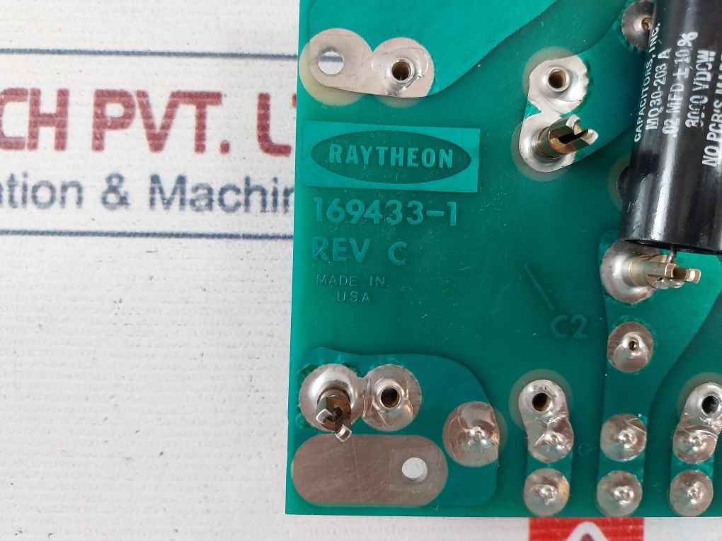 Raytheon 169433-1 Pcb Card Rev C