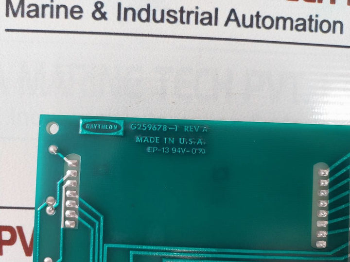 Raytheon G259678-1 Rev A Pcb Card 94V-0