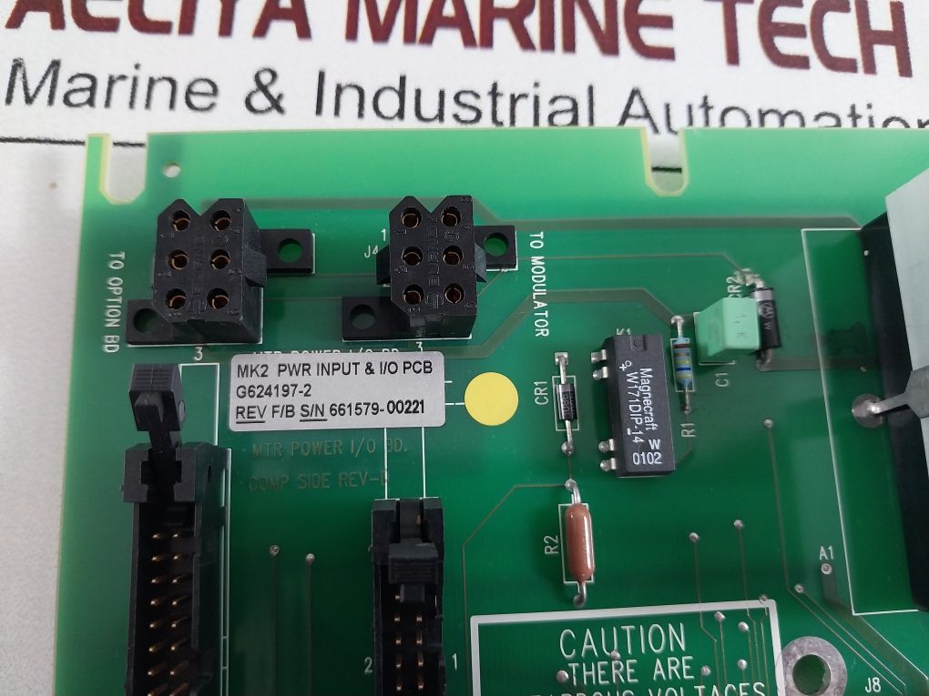 Raytheon G624198-1 Rev-d Mtr Power I/O Board G624197-2Et