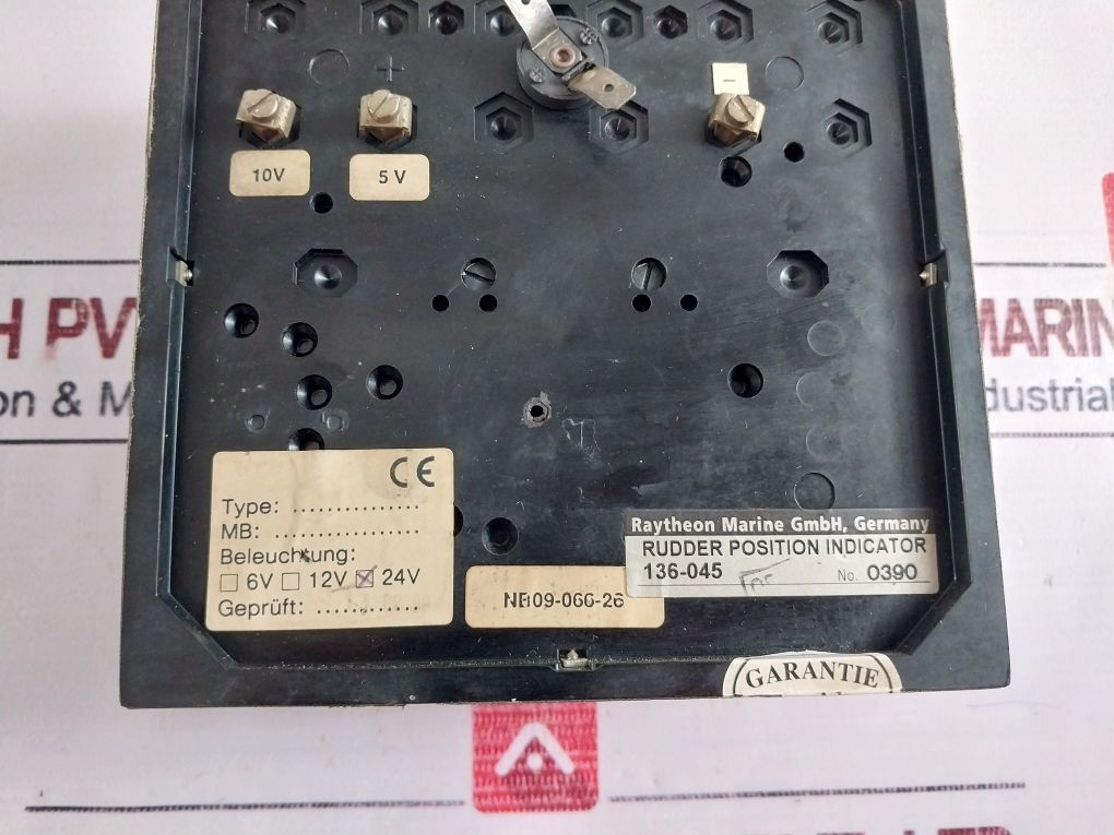 Raytheon Nb09-066-26 Rudder Position Indicator