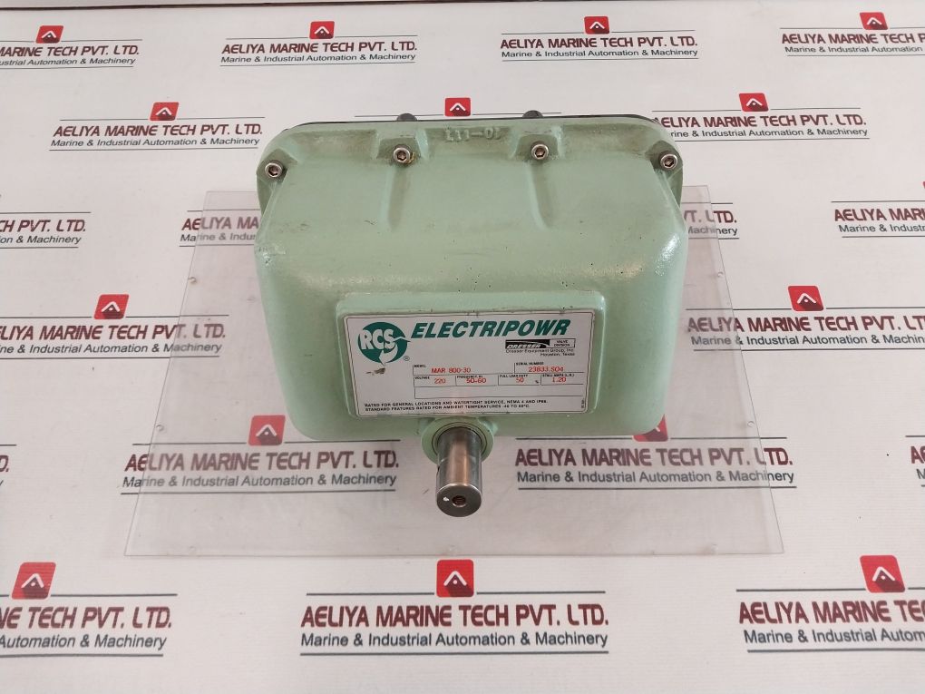 Rcs Mar 800-30 Electric Actuator Valve Division