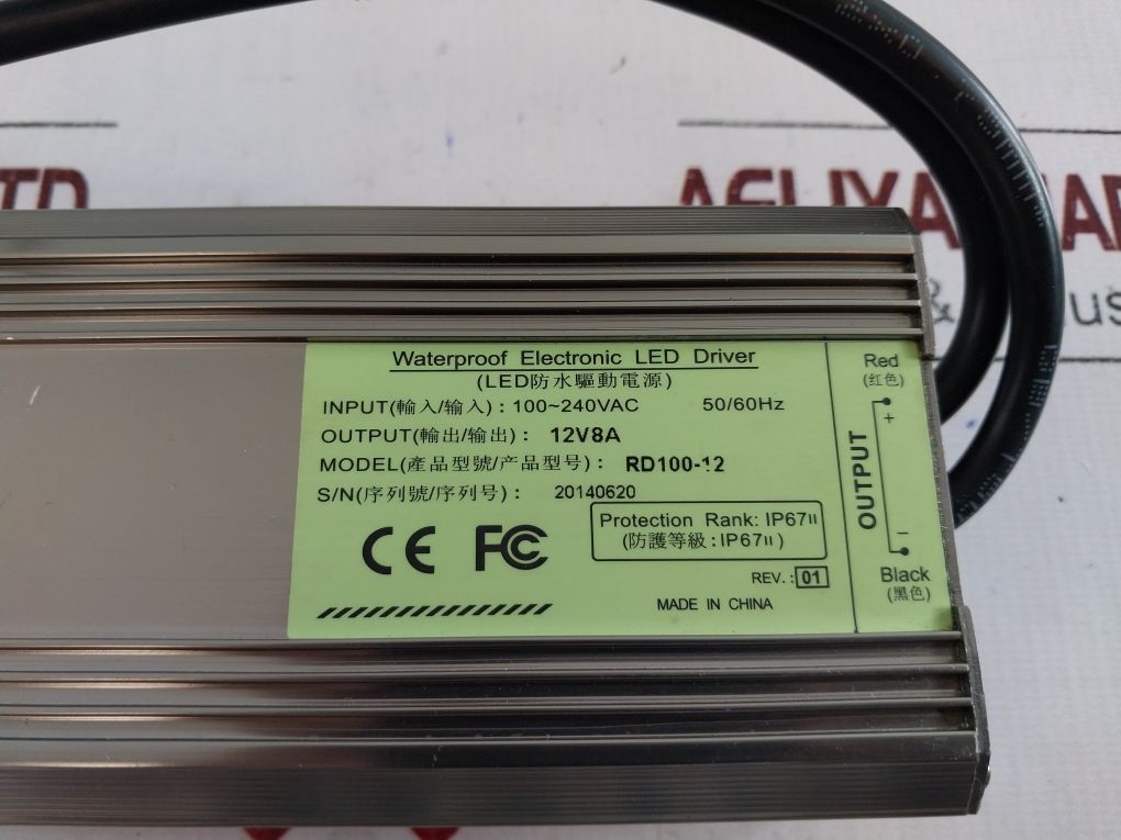 Rd100-12 Power Supply Waterproof Electronic Led Driver