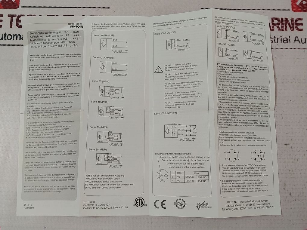Rechner Ias-30-a13-n-k-peek-ip68 Sensors