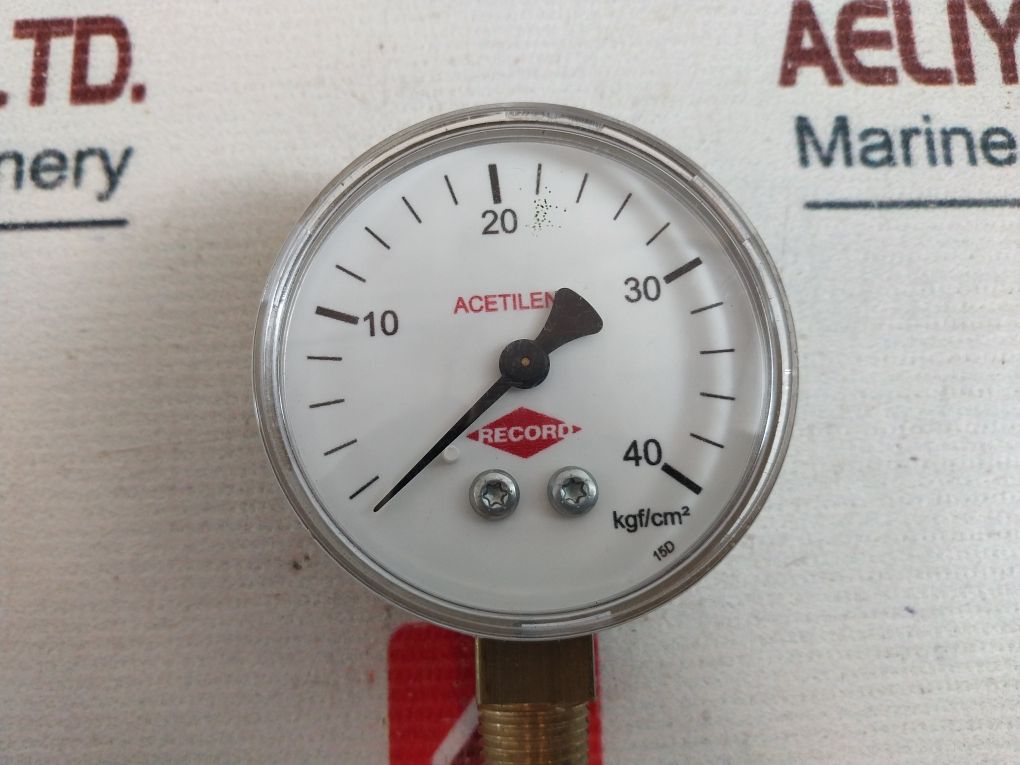 Record 0-40 Kgf/Cm2 Pressure Gauge