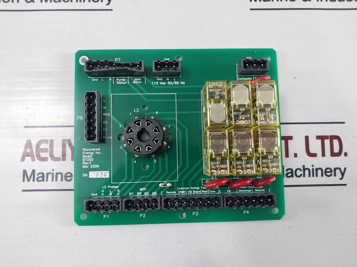Recovered Energy B7200 Printed Circuit Board Cp-b7200