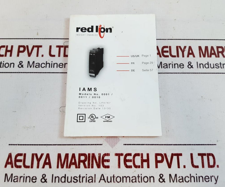 Red Lion Iams-0001 Universal Transmitter 