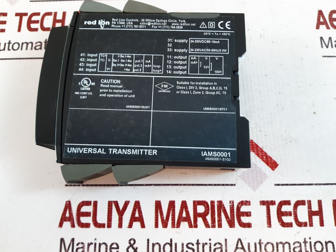 Red Lion Iams-0001 Universal Transmitter 