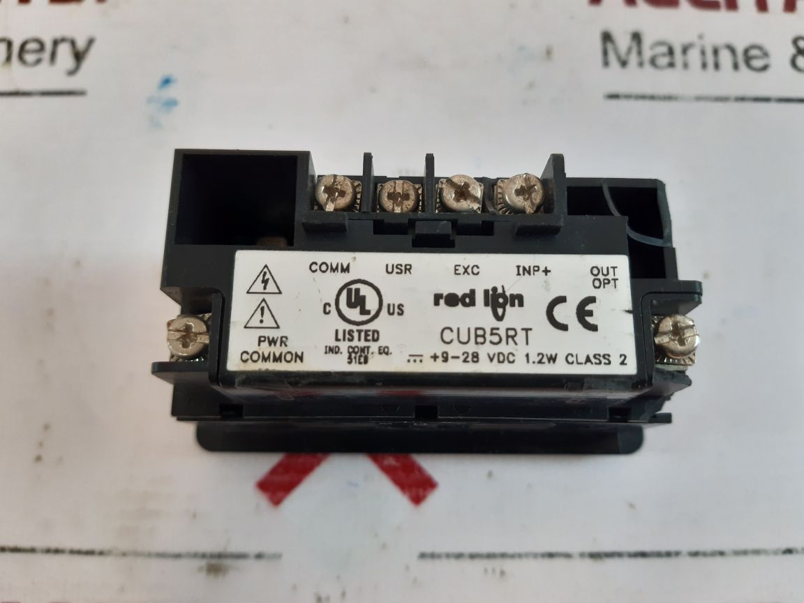 Red Lion Cub5Rtb0 Digital Panel Meter With Display
