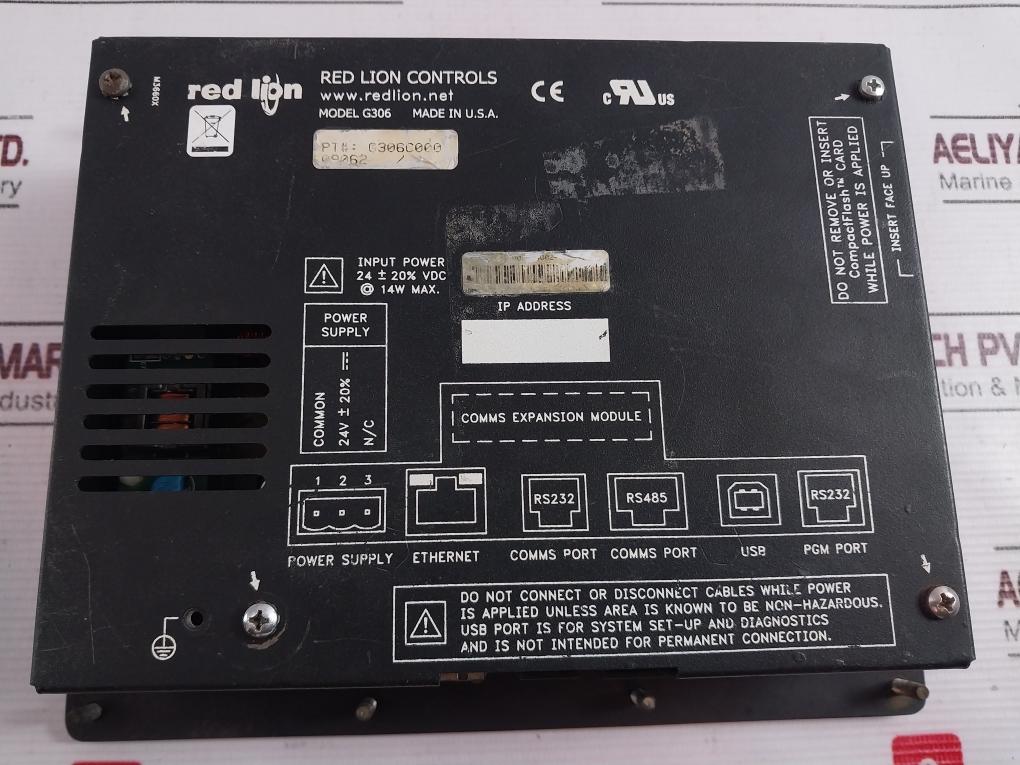 Red Lion G306 Operator Interface (Not Working)