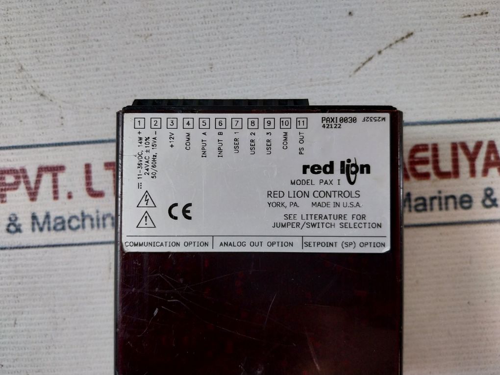 Red Lion Pax I Panel Meters