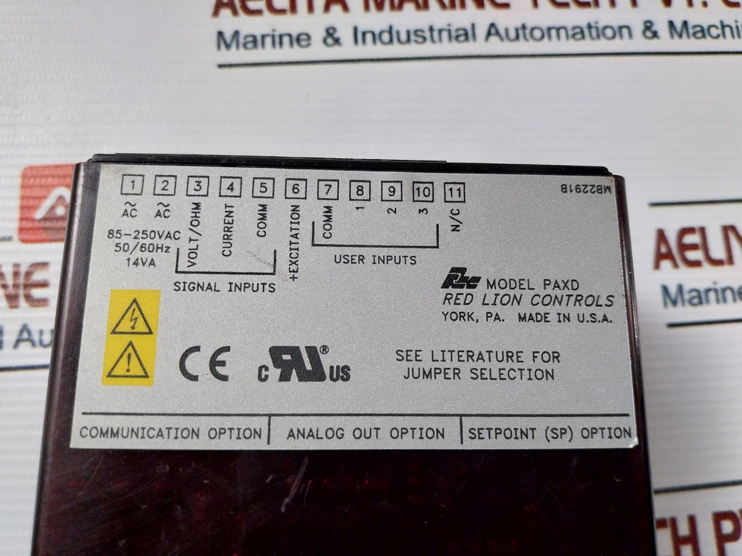 Red Lion Paxd0000 Multifunction Meter 85-250 Vac