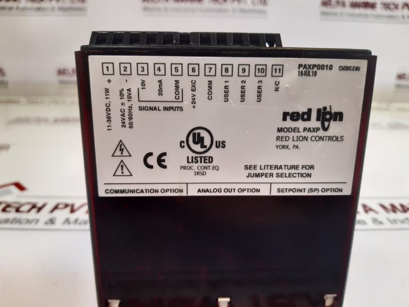 Red Lion Paxp0010 Process Analog Input Panel Meter Paxp
