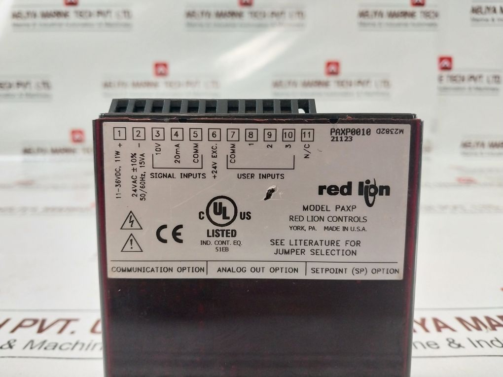 Red Lion Paxp Process Analog Input Panel Meter Paxp0010