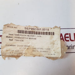 Redring Electric Immersion Heater 1.5 Kw
