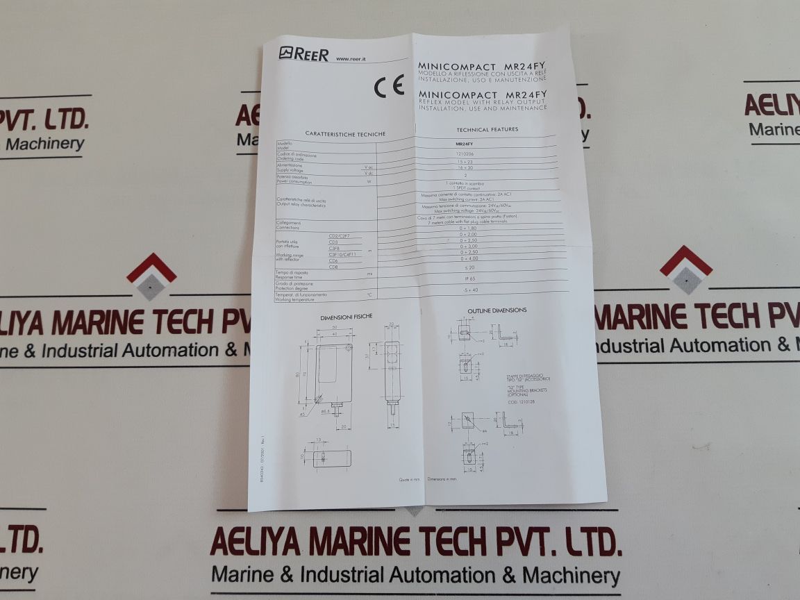 Reer Minicompact Mr24Fy Photocell Unit
