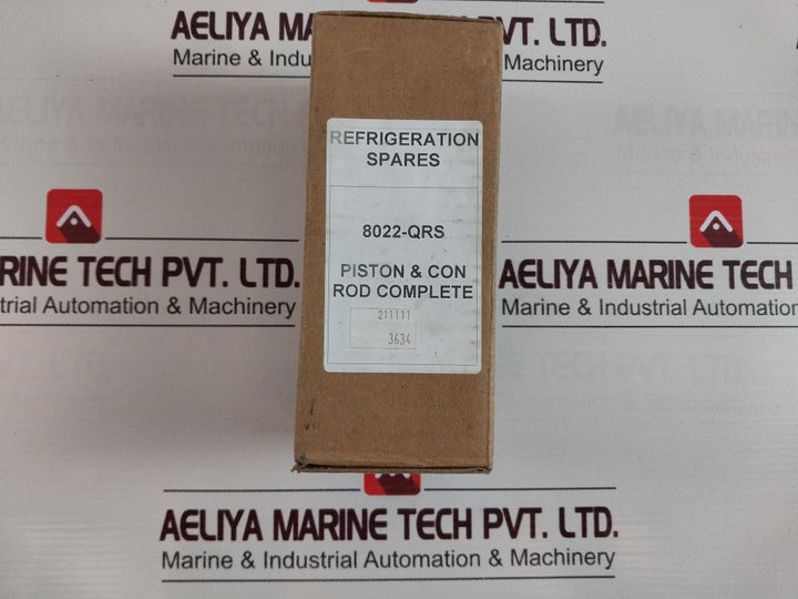 Refrigeration Spares 8022-qrs Piston & Con Rod Complete
