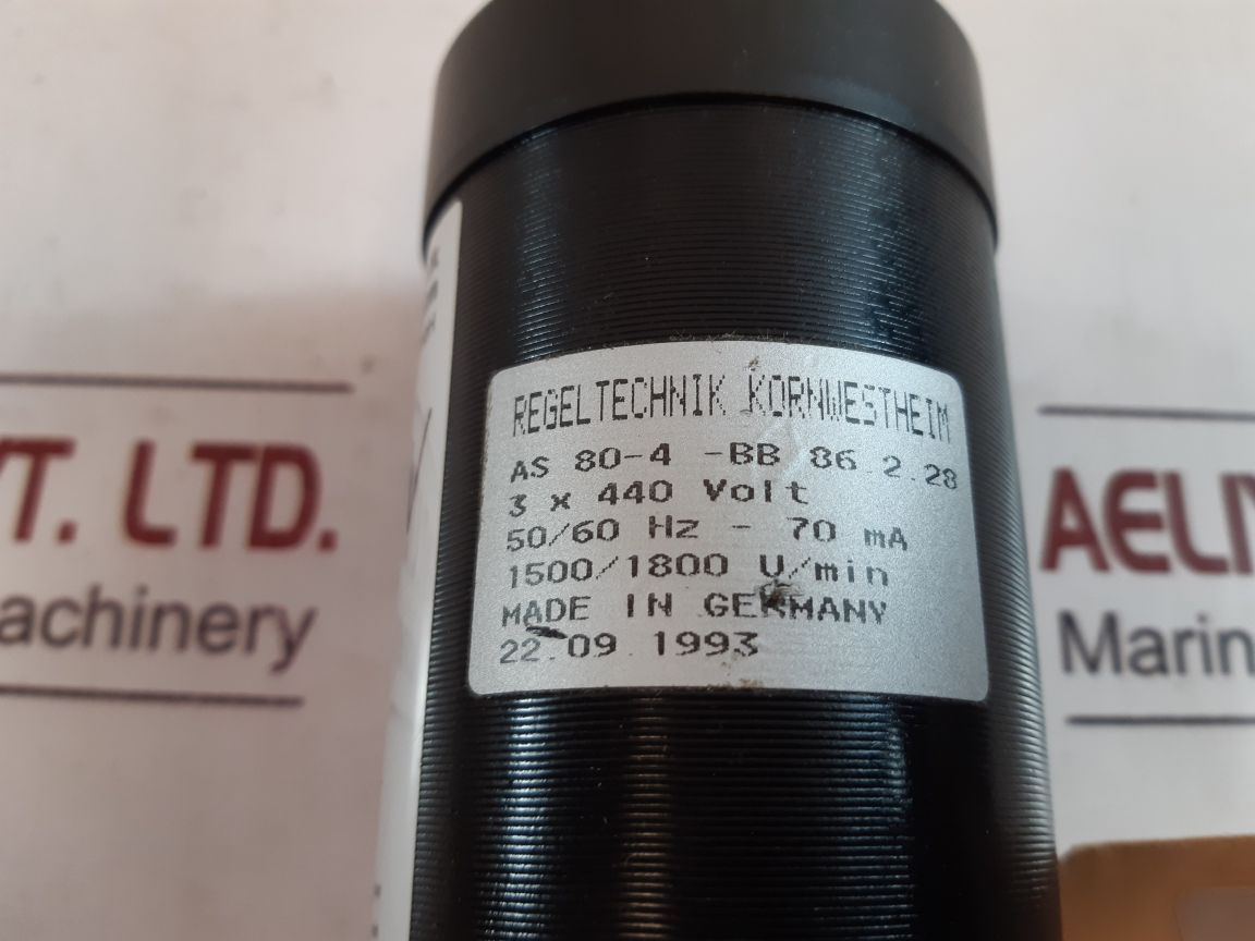 Regeltechnik as 80-4-bb 86.2.28 stepper motor
