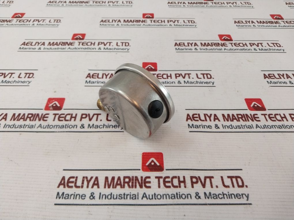 Reintjes En 837-1 Pressure Gauge 0-580 Psi 0-40 Bar