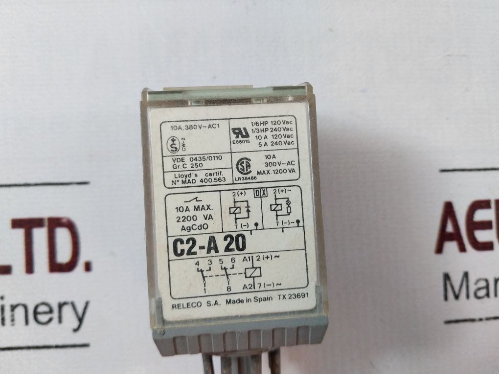 Releco Series Mr-c Relay C2-a 20