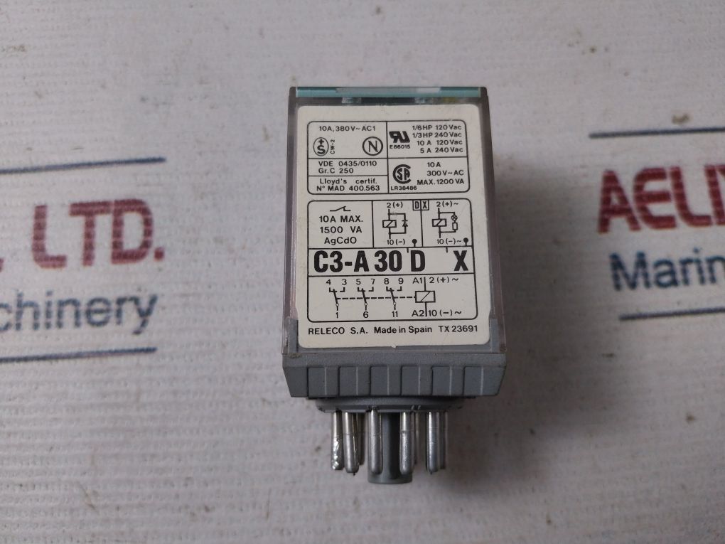 Releco C3-a30-d-x Relay 24Vac/Dc 
