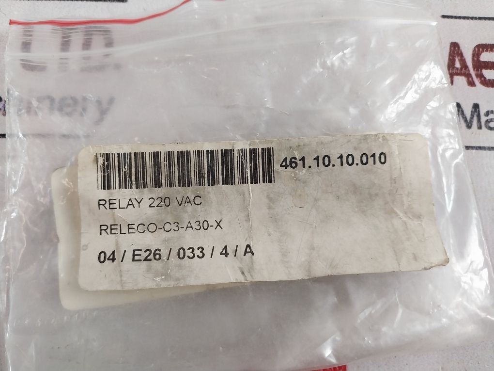 Releco C3-a 30 X Auxiliary Relay Series Mr-c 10A 380V Ac