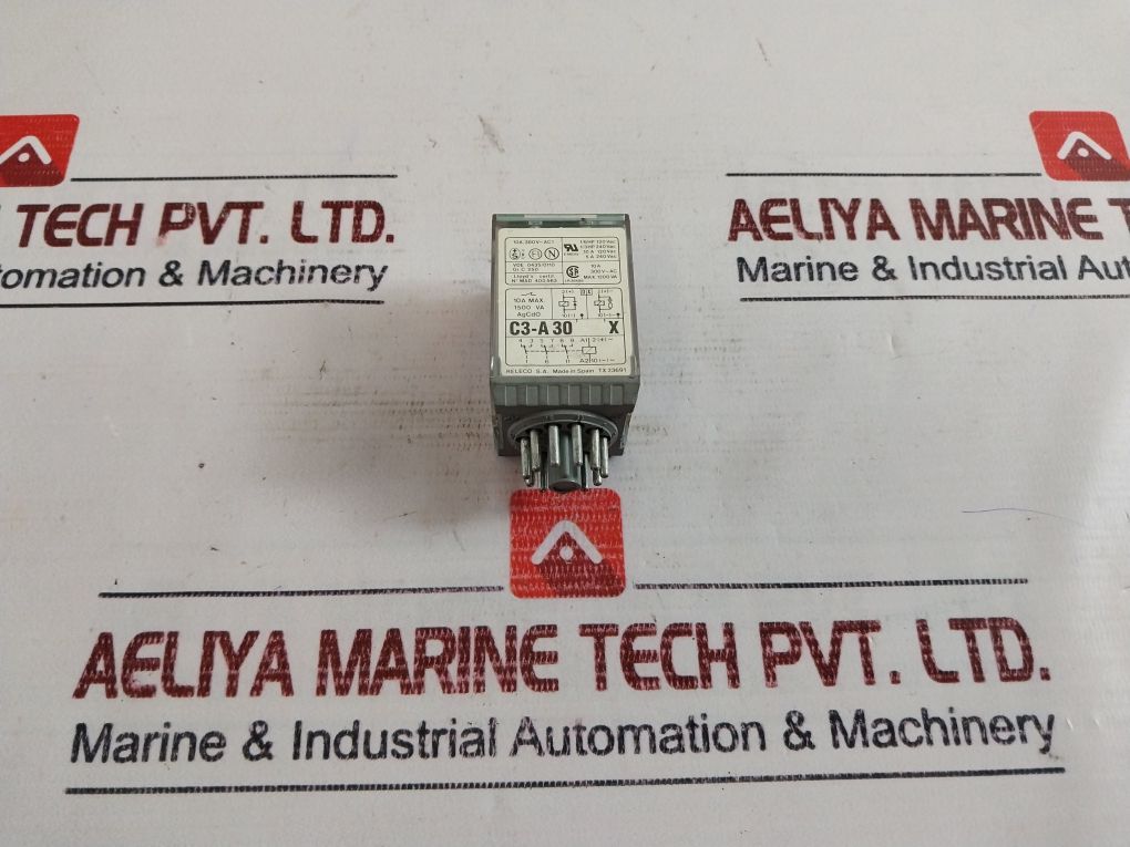 Releco C3-a 30 X Auxiliary Relay Series Mr-c 10A 380V Ac