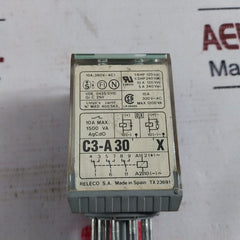Releco C3-a 30 X Serie Mr-c Relay 11 Pin 10A 380V Ac