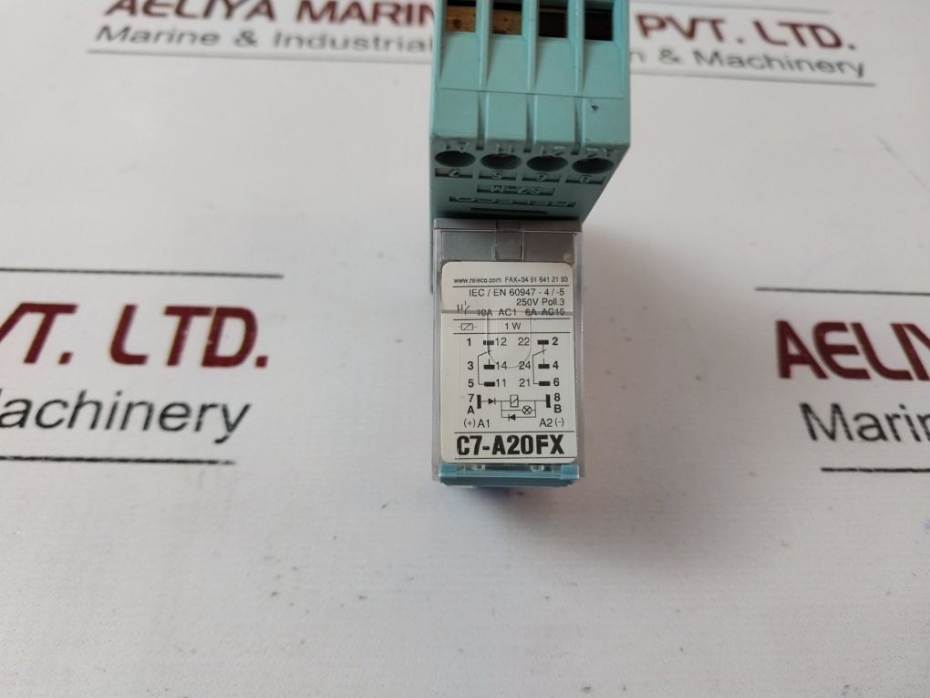 Lot Of 3X Releco C7-a20Fx Relay With Socket Base 3Poll 250V